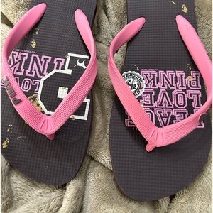 3/$15 Victoria’s Secret PINK  flip flops
